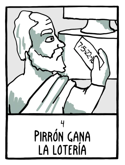Pirrón gana la lotería - Cómics Existenciales