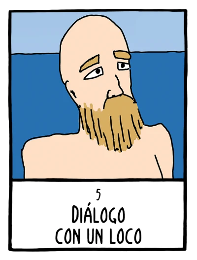 Diálogo con un loco - Cómics Existenciales