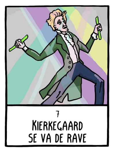 Kierkegaard se va de rave - Cómics Existenciales