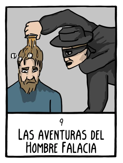 Las aventuras del Hombre Falacia - Cómics Existenciales