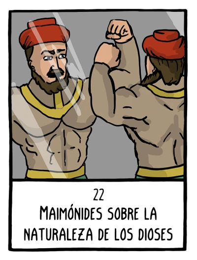 Maimónides sobre la naturaleza de los dioses - Cómics Existenciales