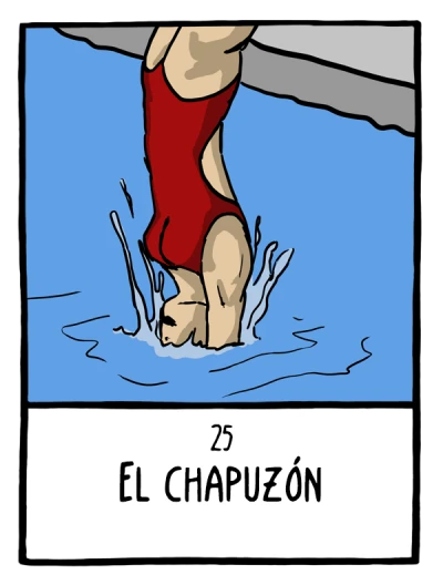 El chapuzón - Cómics Existenciales