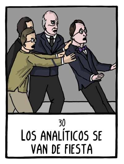 Los analíticos se van de fiesta - Cómics Existenciales