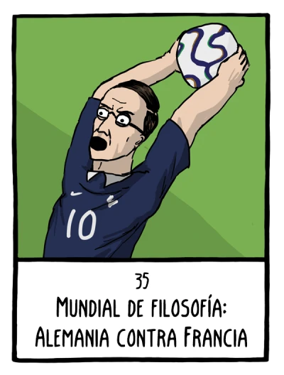 Mundial de filosofía: Alemania contra Francia - Cómics Existenciales
