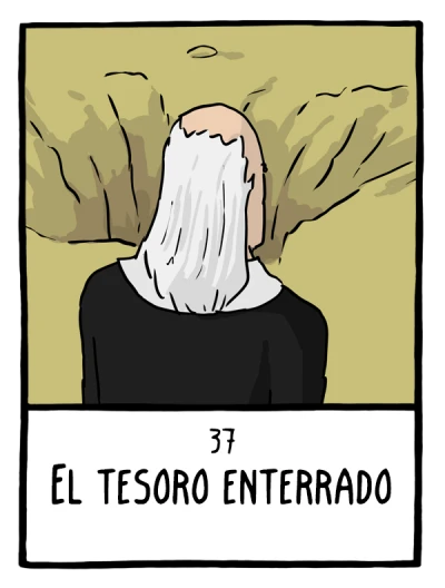 El tesoro enterrado - Cómics Existenciales