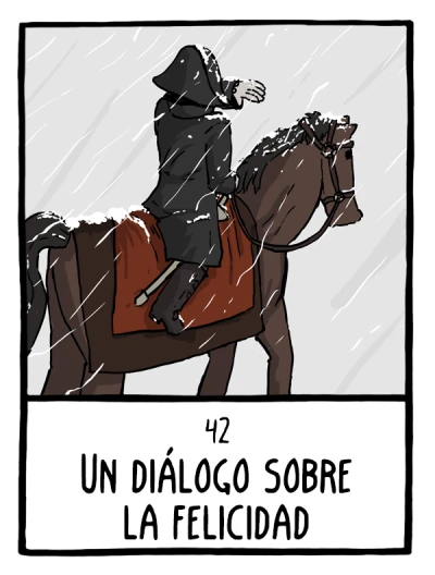 Un diálogo sobre la felicidad - Cómics Existenciales