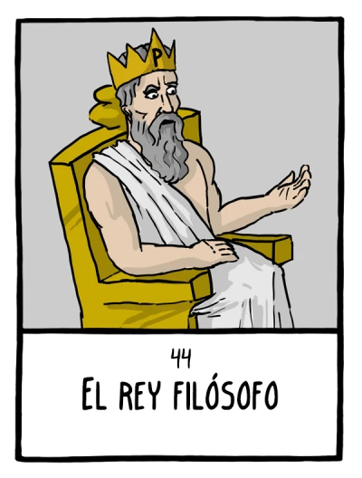 El rey filósofo - Cómics Existenciales