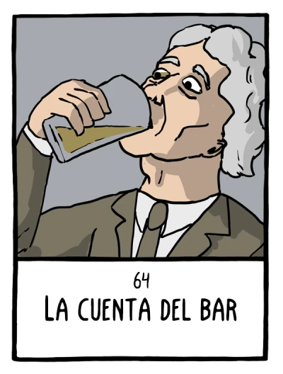 La cuenta del bar - Cómics Existenciales
