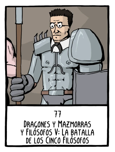 Dragones y Mazmorras y Filósofos V: La batalla de los Cinco Filósofos - Cómics Existenciales