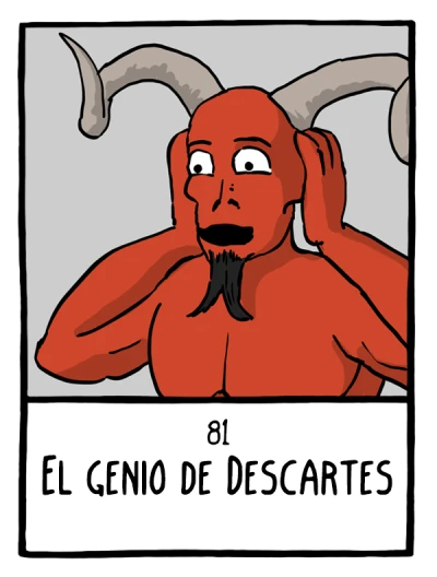 El genio de Descartes - Cómics Existenciales