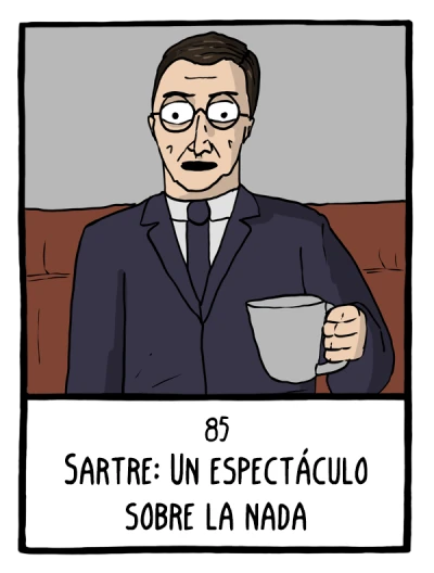 Sartre: Un espectáculo sobre la nada II - Cómics Existenciales