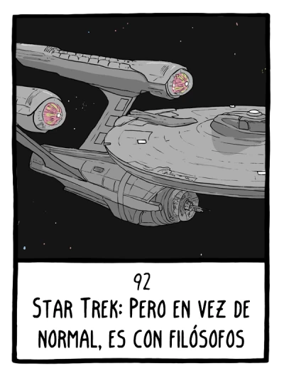 Star Trek: Pero en vez de normal, es con filósofos - Cómics Existenciales