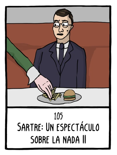 Sartre: Un espectáculo sobre la nada II - Cómics Existenciales