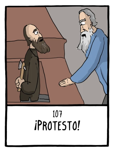 ¡Protesto! - Cómics Existenciales