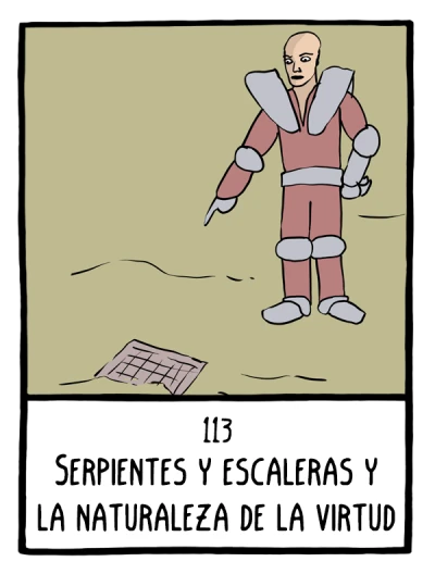 Serpientes y escaleras y la naturaleza de la virtud - Cómics Existenciales