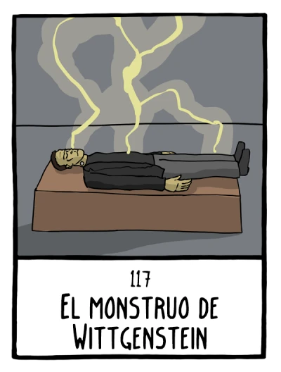 El monstruo de Wittgenstein - Cómics Existenciales