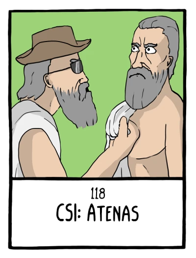 CSI: Atenas - Cómics Existenciales