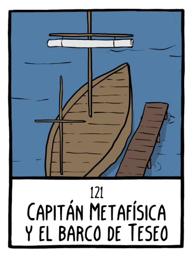 Capitán Metafísica y el barco de Teseo - Cómics Existenciales
