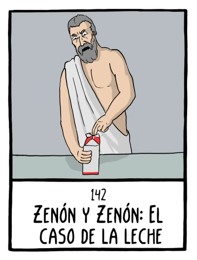 Zenón y Zenón: El caso de la leche - Cómics Existenciales