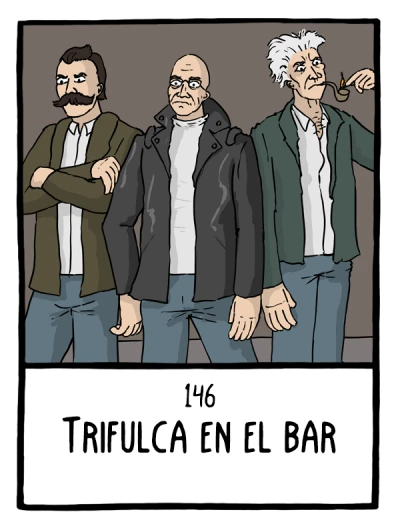 Trifulca en el bar - Cómics Existenciales