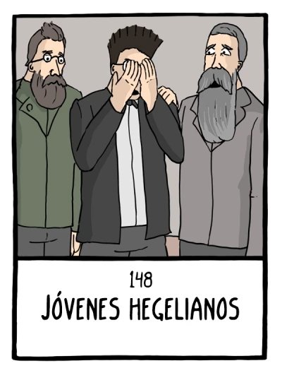 Jóvenes hegelianos - Cómics Existenciales