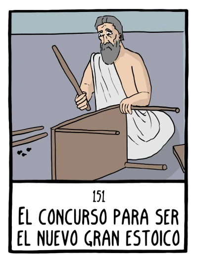 El concurso para ser el nuevo gran estoico - Cómics Existenciales