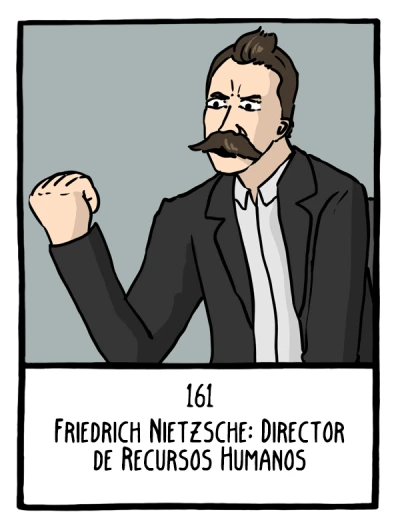 Friedrich Nietzsche: Director de Recursos Humanos - Cómics Existenciales