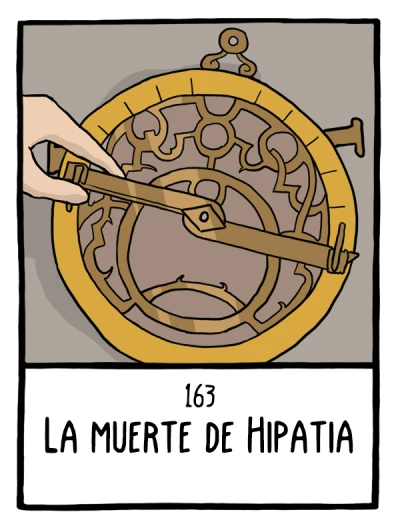 La muerte de Hipatia - Cómics Existenciales