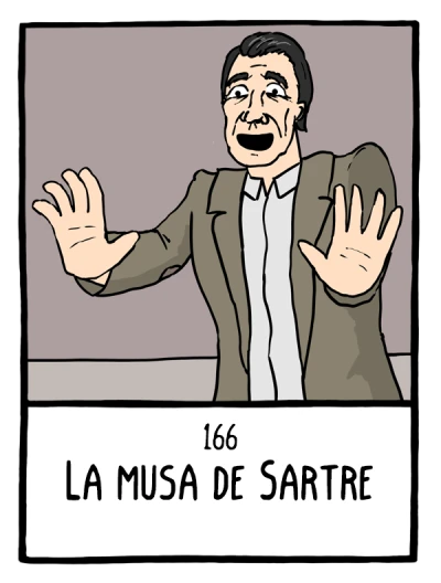 La musa de Sartre - Cómics Existenciales