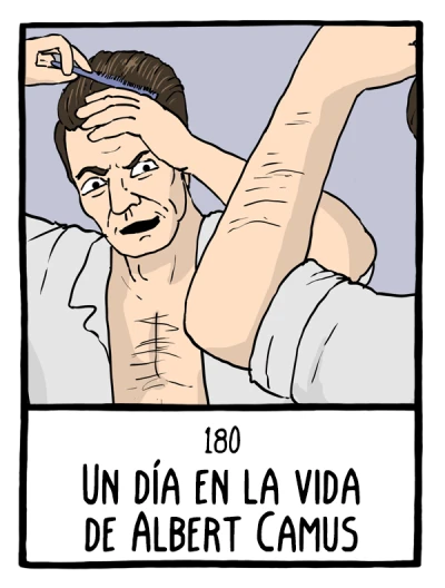 Un día en la vida de Albert Camus - Cómics Existenciales