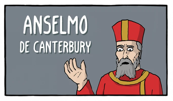 Anselmo de Canterbury - Cómics Existenciales