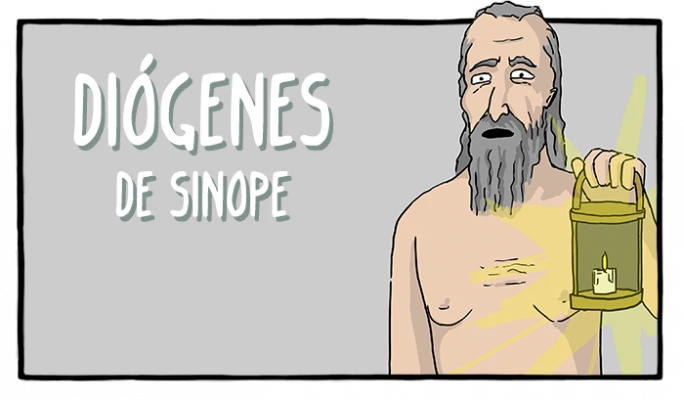 Diógenes de Sinope - Cómics Existenciales