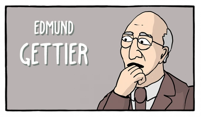 Edmund Gettier - Cómics Existenciales