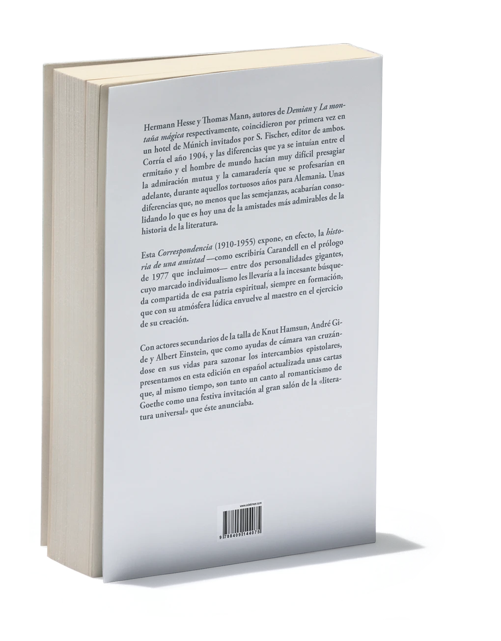Correspondencia · Hermann Hesse / Thomas Mann - Imagen 2