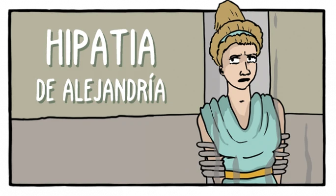Hipatia de Alejandría - Cómics Existenciales