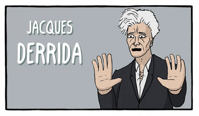 Jacques Derrida - Cómics Existenciales