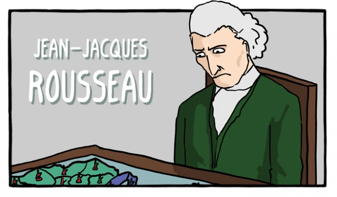 Jean-Jacques Rousseau - Cómics Existenciales