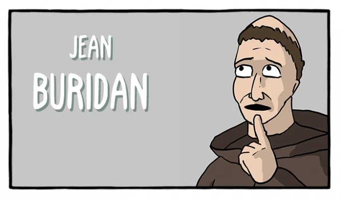 Jean Buridan - Cómics Existenciales
