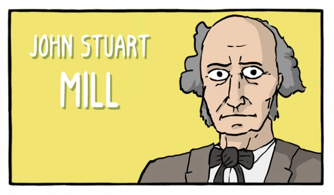 John Stuart Mill - Cómics Existenciales