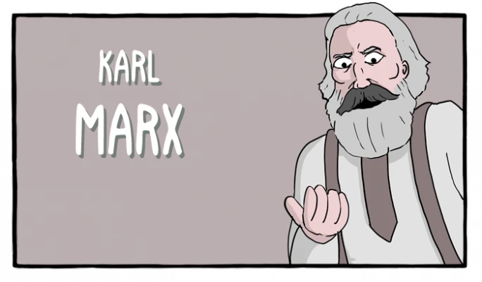 Karl Marx - Cómics Existenciales