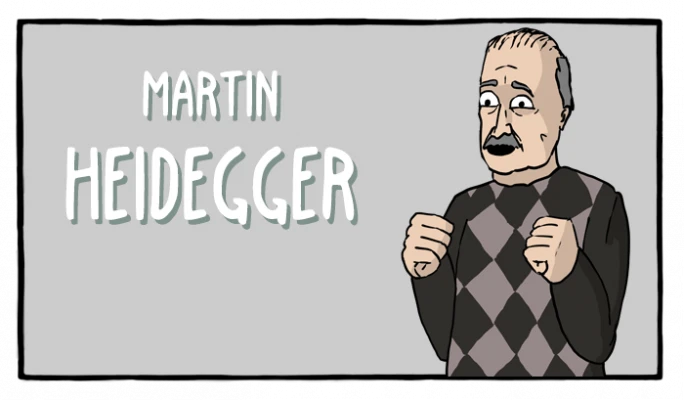 Martin Heidegger - Cómics Existenciales