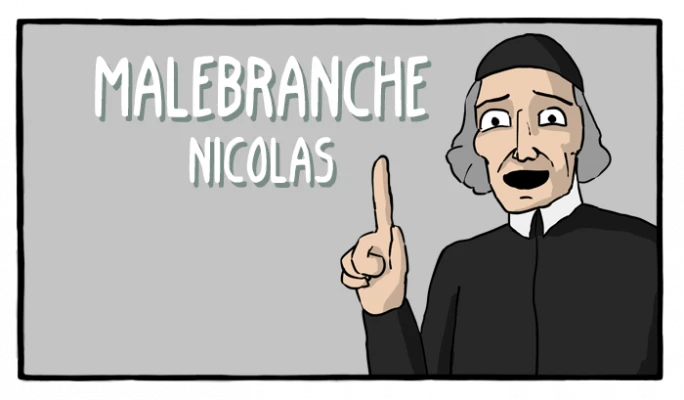 Nicolas Malebranche - Cómics Existenciales