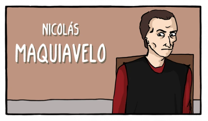 Nicolás Maquiavelo - Cómics Existenciales