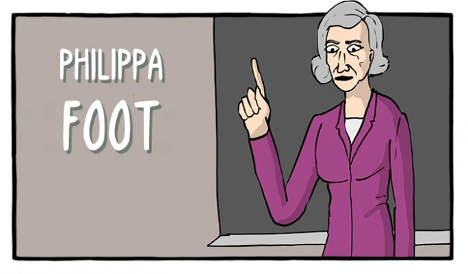 Philippa Foot - Cómics Existenciales