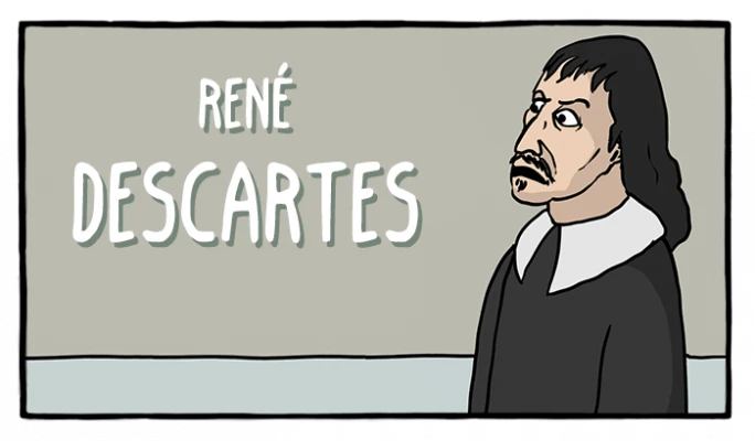 René Descartes - Cómics Existenciales