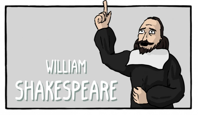 William Shakespeare - Cómics Existenciales