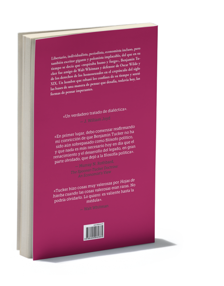 Libertad individual y otros escritos · Benjamin R. Tucker - STIRNER Ed.